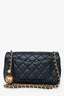 Pre-Loved Chanel™ 2019-20 Navy Lambskin Leather Mini Rectangular Pearl Crush Flap Bag