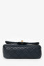 Pre-Loved Chanel™ 2019-20 Navy Lambskin Leather Mini Rectangular Pearl Crush Flap Bag