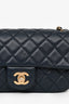 Pre-Loved Chanel™ 2019-20 Navy Lambskin Leather Mini Rectangular Pearl Crush Flap Bag
