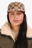 Gucci Beige/Brown GG Supreme Cap Size L
