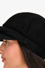 Maison Michel Black Breton Hat Size M