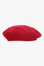 Maison Michel Red 'New Billy' Beret Hat Size M