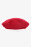 Maison Michel Red 'New Billy' Beret Hat Size M