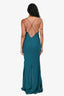 Haute Hippie Teal Silk Sleeveless Maxi Dress Size S