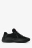 Prada Black Leather America's Cup Bike Low Top Sneakers Size 36.5