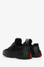 Prada Black Leather America's Cup Bike Low Top Sneakers Size 36.5