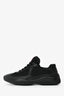 Prada Black Leather America's Cup Bike Low Top Sneakers Size 36.5