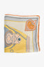 Hermès Yellow/Multi Printed Silk 'Zouaves Et Dragons' Scarf 90