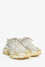 Balenciaga White/Cream Triple S Sneakers Size 7