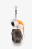 Fendi Black/White Fur Karlito Bag Charm