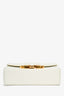 Christian Dior White Leather 'Sac 30 Montaigne Mini' Crossbody