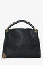 Louis Vuitton Black Leather Empreinte Artsy MM Hobo Bag