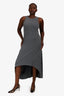 Brunello Cucinelli Grey Sleeveless High Low Hem Dress Est. Size M