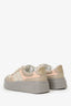 Gucci Brown/Pink GG Supreme Sneakers Size 37.5