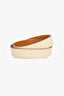 Hermès Cream Leather Double Tour Bracelet
