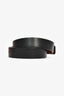 Salvatore Ferragamo Black/Brown Smooth Leather Reversible Belt Size