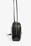 Saint Laurent Black Croc Embossed Tassle Camera Crossbody