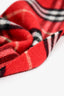 Burberry Red Check Merino Wool/Cashmere Fringe Scarf