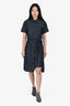 A.P.C X Sacai Denim 'Keiko' Belted Midi Dress Size 34