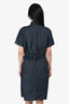 A.P.C X Sacai Denim 'Keiko' Belted Midi Dress Size 34