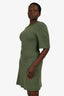 Alexander McQueen Green Sweatshirt Dress Size 44