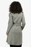 Mackage Sea Grey Wool Belted Midi Coat Size S