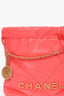 Pre-Loved Chanel™ Pink Mini 22 Hobo