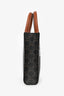 Celine 2021 Brown Canvas/Leather Mini Triomphe Vertical Cabas Tote with Strap