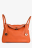Hermès 2012 Orange Clemence Lindy 30 (As Is)