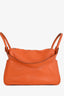 Hermès 2012 Orange Clemence Lindy 30 (As Is)
