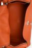 Hermès 2012 Orange Clemence Lindy 30 (As Is)