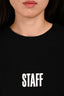 Vetements Black Cotton 'Staff' T-Shirt Size XS