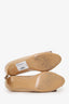 Salvatore Ferragamo Nude Patent Leather Vera Bow Peep Toe Heels Size 8.5