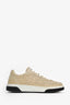 Pre-Loved Chanel™ Taupe Suede CC Sneakers Size 37.5