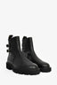 Celine Black Leather Buckle Detail Ankle Boots Size 38