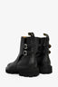 Celine Black Leather Buckle Detail Ankle Boots Size 38
