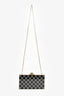 Valentino Black Acrylic Crystal Embellished Evening Clutch