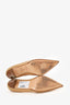Hermès Vintage Beige Leather Pointed Toe Pumps Size 36