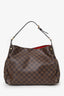 Louis Vuitton 2014 Damier Ebene Reggia Hobo Bag