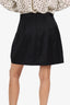 Balenciaga Black Wool Mini Skirt Size 36