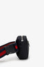 Gucci Black GG Monogram Coated Canvas Web Belt Bag