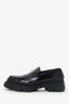 Givenchy Black Leather Logo-plaque Terra Loafer Size 41
