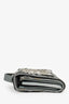 Alberta Ferreti Silver Sequin Crossbody