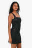 Alberta Ferretti Black Corset Mini Dress Size 4