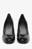 Stuart Weitzman Black Patent Platform Pumps Size 10
