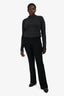 Gucci Vintage Black Straight Leg Trousers Size 46