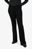 Gucci Vintage Black Straight Leg Trousers Size 46
