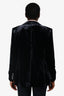 Veronica Beard Black Velvet Silver Button Blazer Size 12
