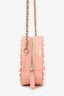 Pre-Loved Chanel™ 2019-20 Pink Pearl Round Crossbody Bag
