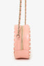 Pre-Loved Chanel™ 2019-20 Pink Pearl Round Crossbody Bag